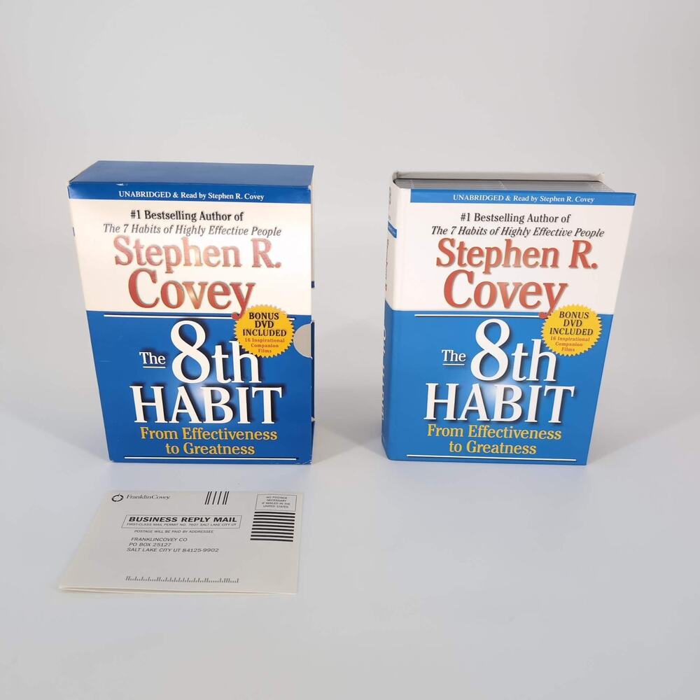 The 8th Habit from Effectiveness to Greatness 13 CDs AUDIO BOOK by Stephen Covey